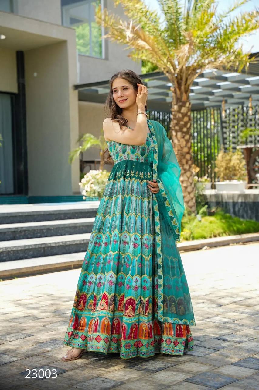 Anarkali, Fully Flared Suit