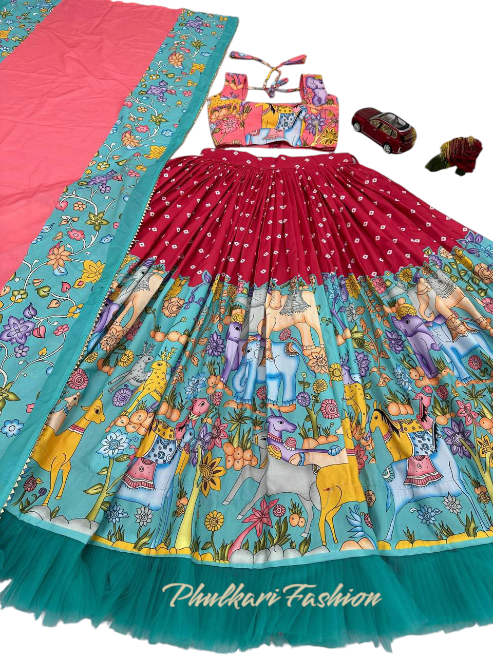 Launching Kalamkari Lehenga Choli 👗💌*