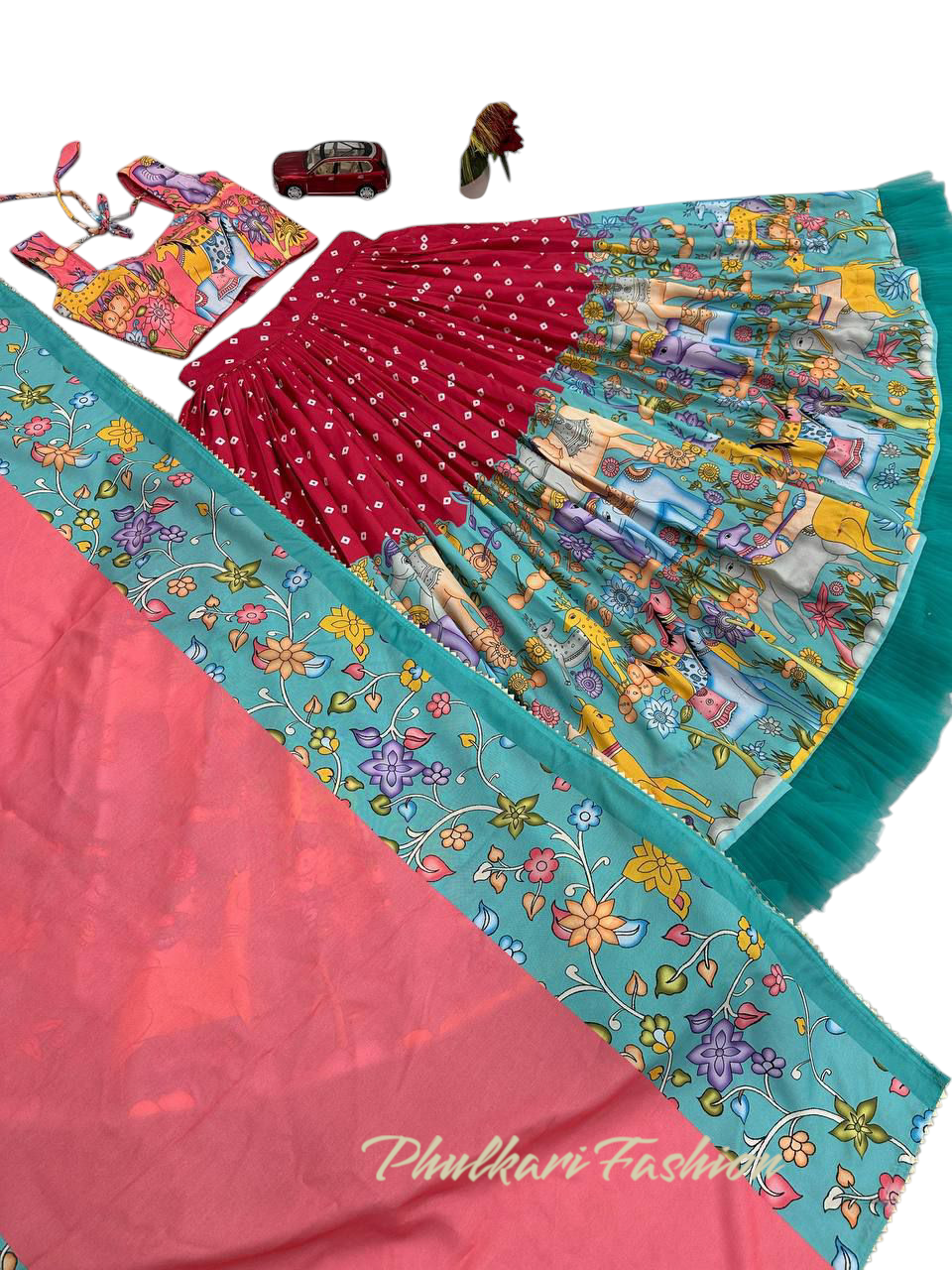 Launching Kalamkari Lehenga Choli 👗💌*