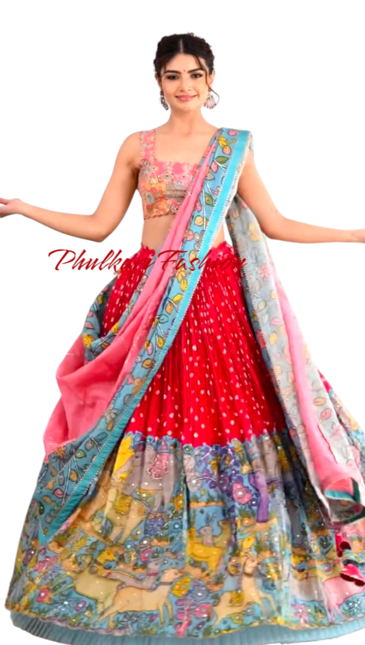 Launching Kalamkari Lehenga Choli 👗💌*