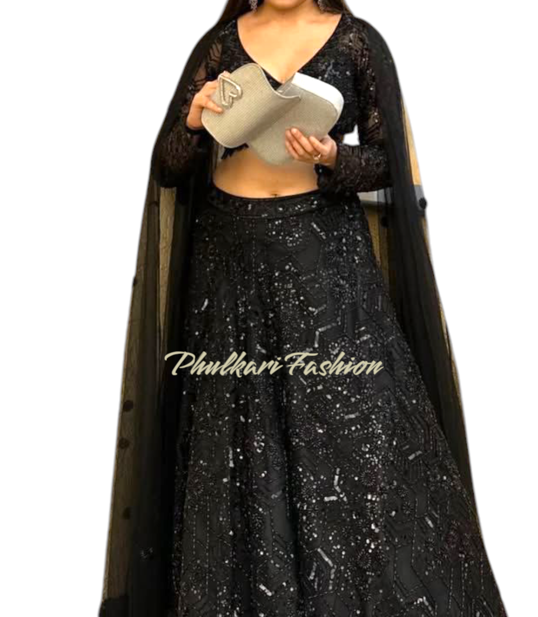 Very Heavy Party Wear Lehnga Georgette With Embroidery Semi Stitched.