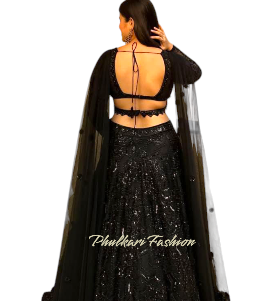 Very Heavy Party Wear Lehnga Georgette With Embroidery Semi Stitched.