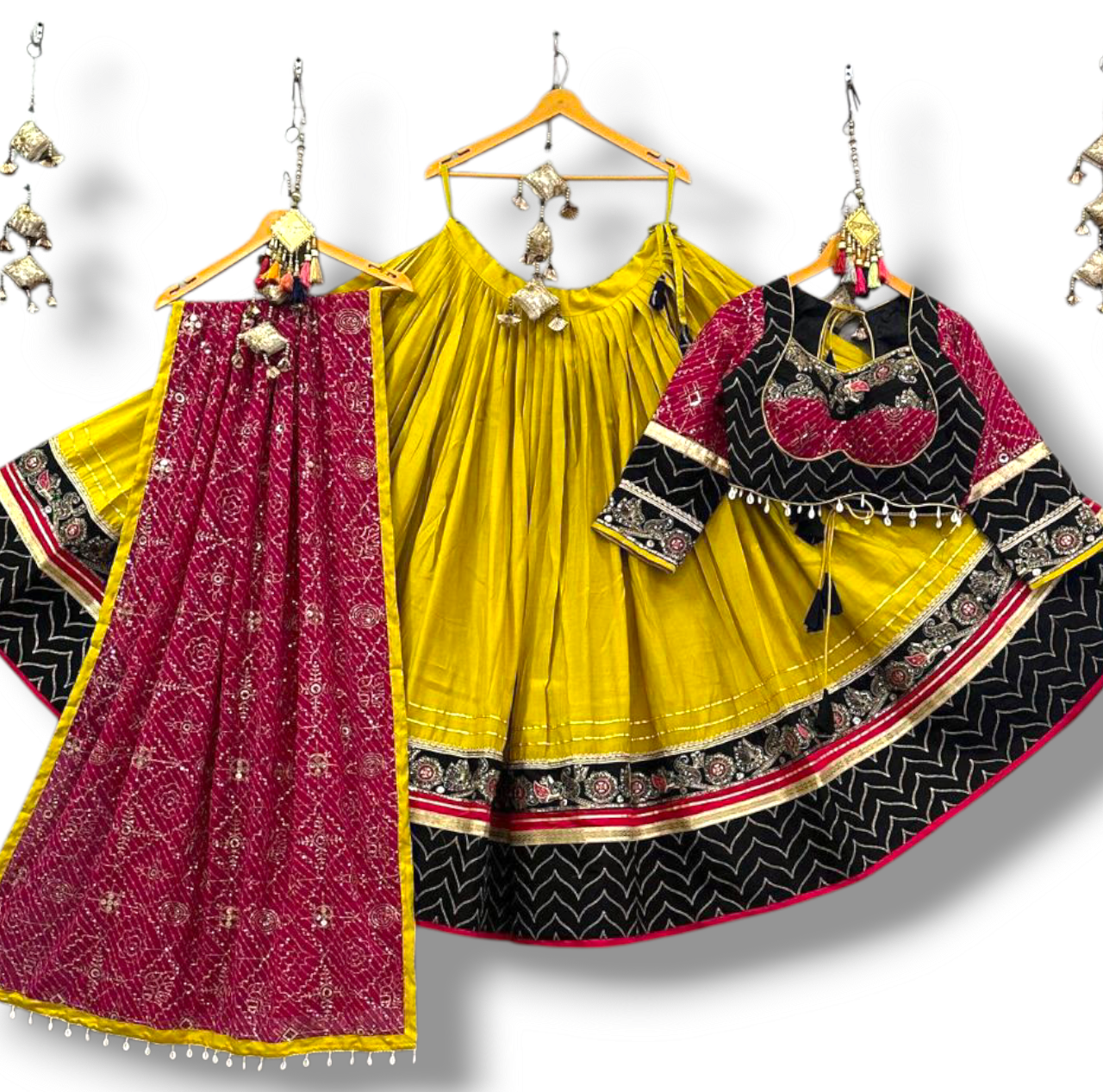 Roman Silk Lehnga Choli with Vintage Work dupatta