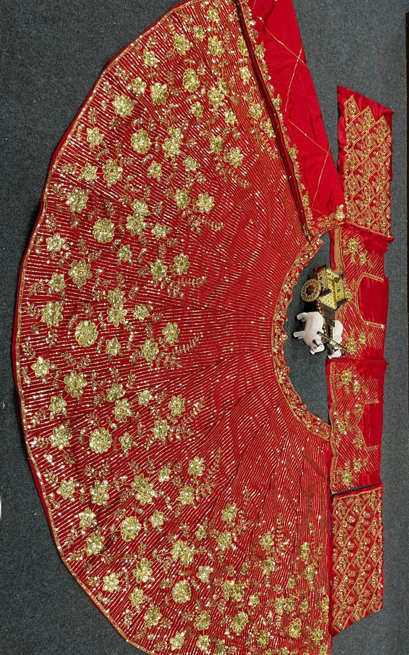 Lehnga Choli Chinon Silk Stitched