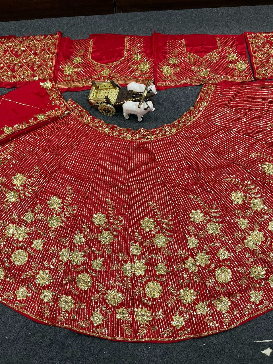Lehnga Choli Chinon Silk Stitched