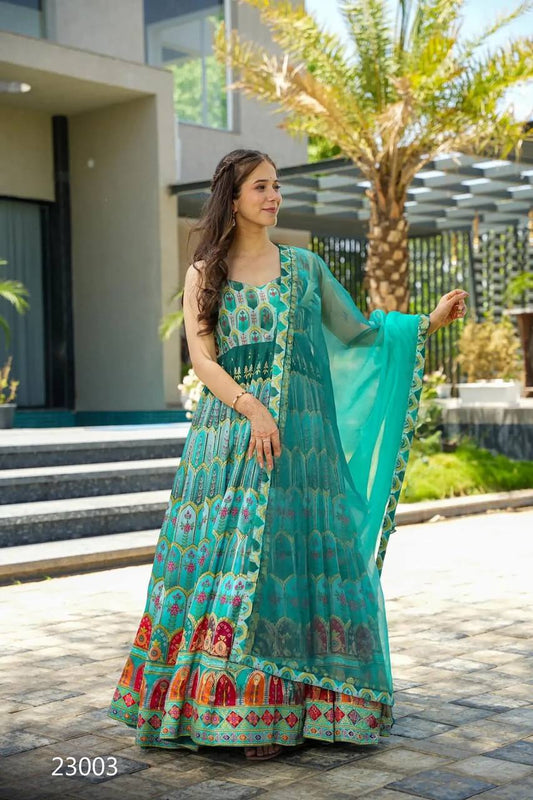 Anarkali, Fully Flared Suit