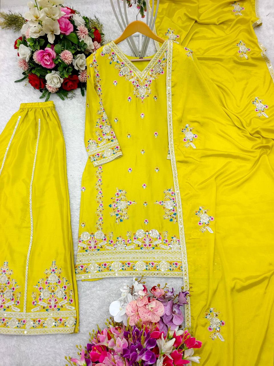 Phulkari Fashion Ltd – Yellow Sharara Set