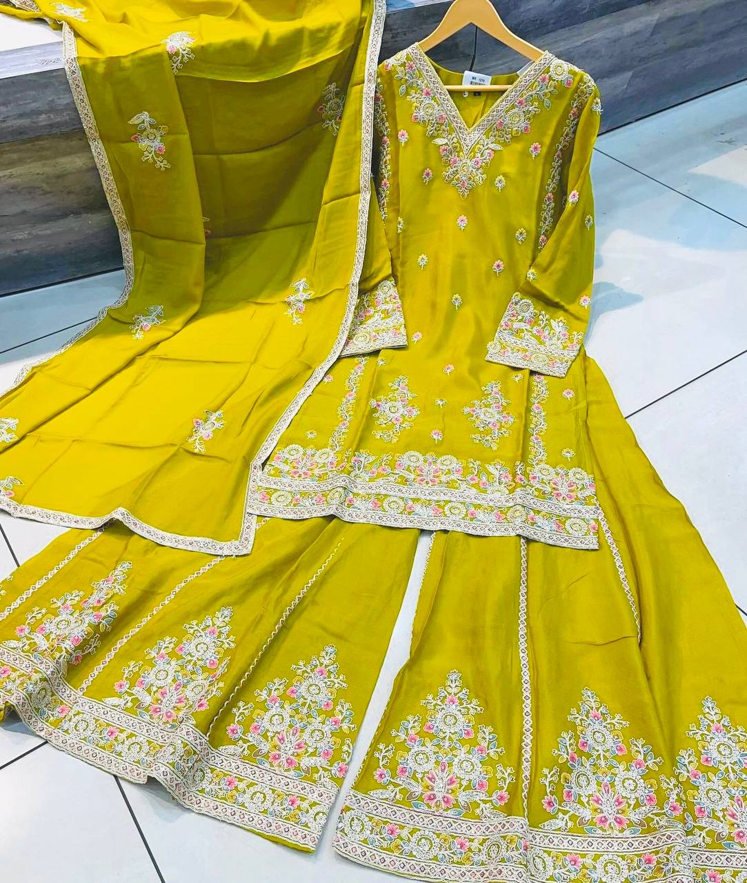 Phulkari Fashion Ltd – Yellow Sharara Set