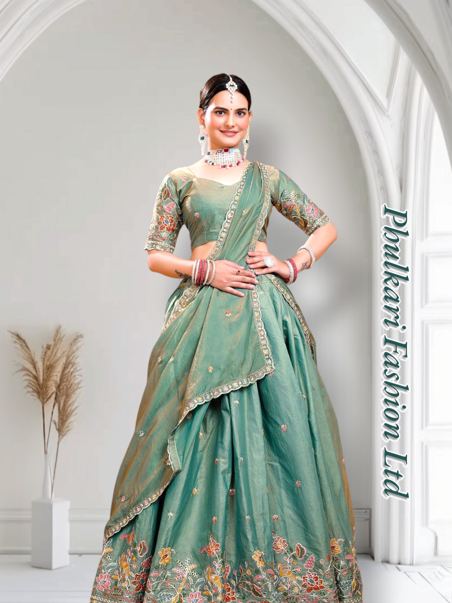 Partywear Heavy Lehnga Choli Stitched.