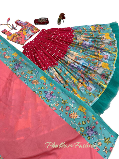 Launching Kalamkari Lehenga Choli 👗💌*
