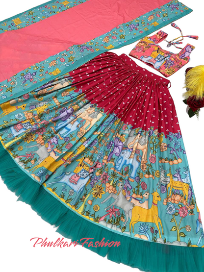 Launching Kalamkari Lehenga Choli 👗💌*