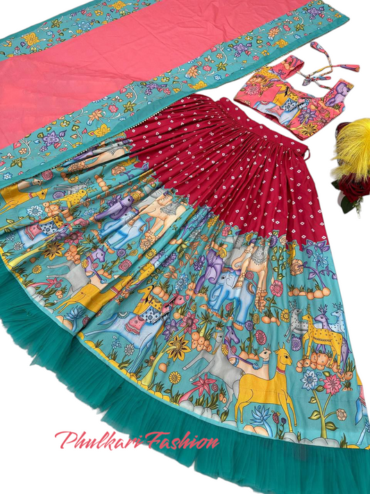 Launching Kalamkari Lehenga Choli 👗💌*