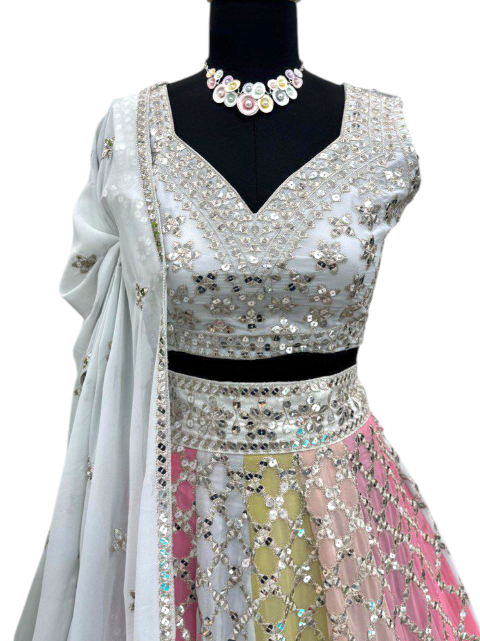 Luxury Partywear Lehnga Set.