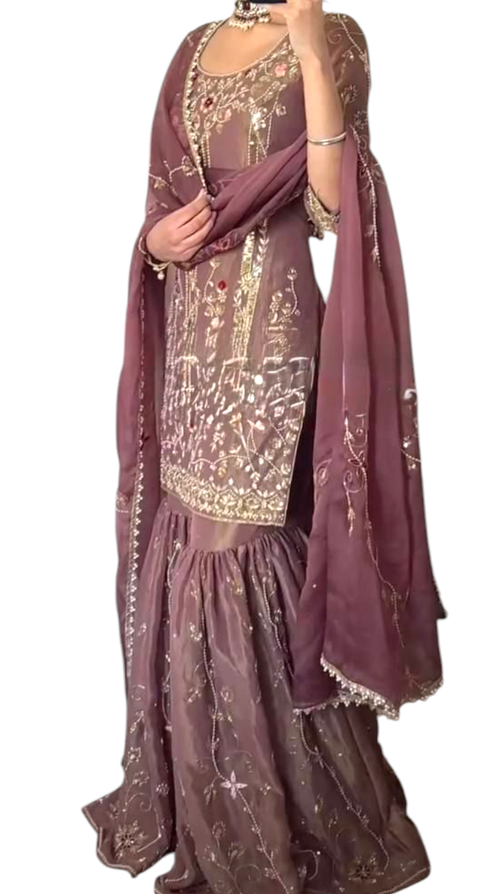 Sharara Plazzo with Dupatta.