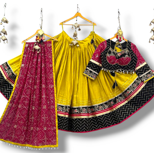 Roman Silk Lehnga Choli with Vintage Work dupatta