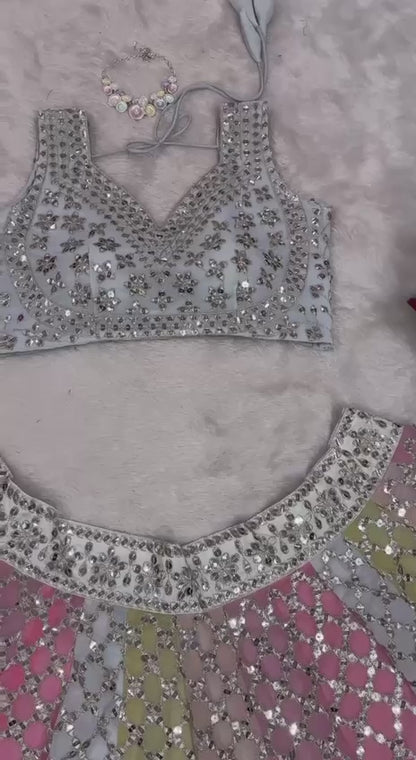 Luxury Partywear Lehnga Set.
